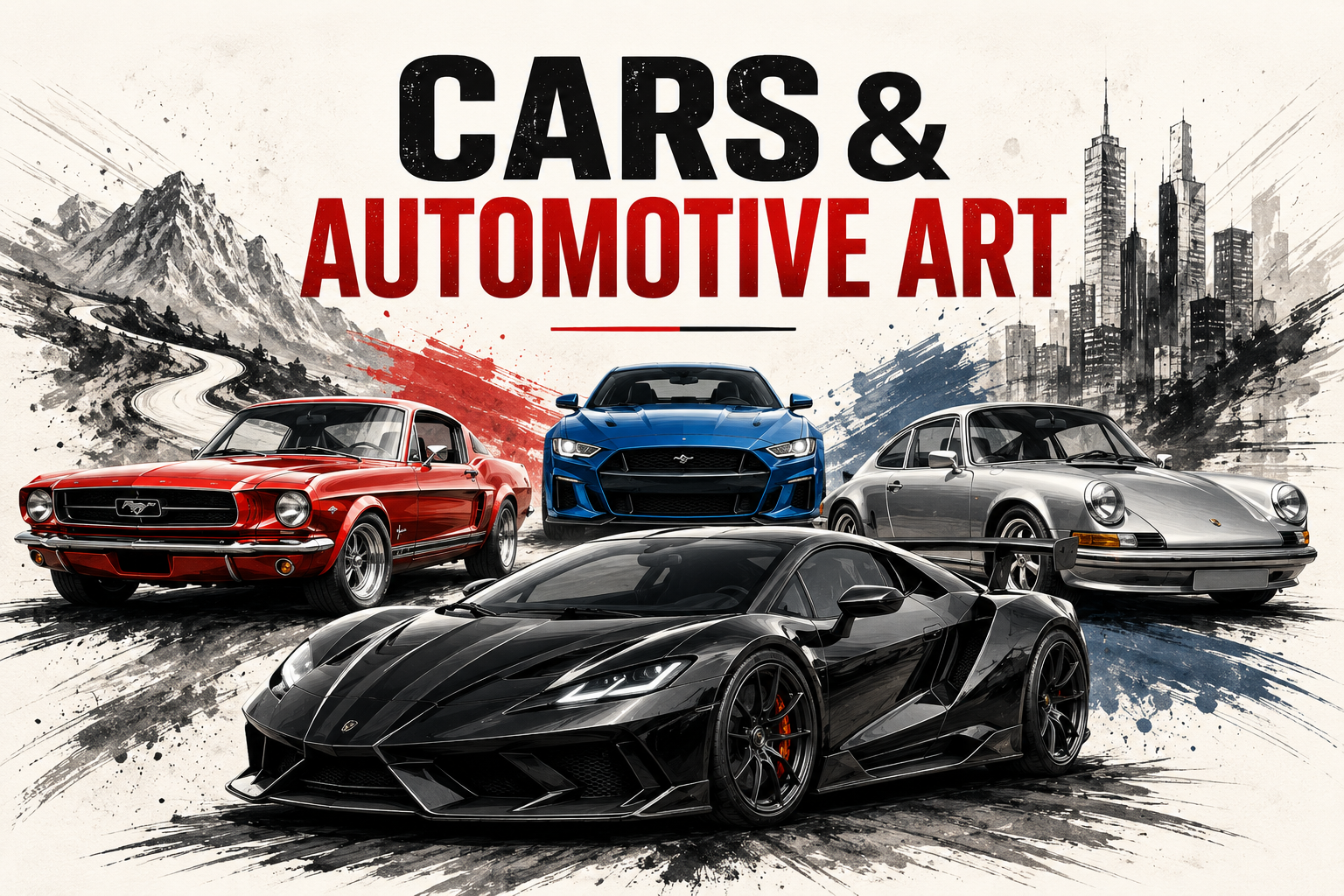 Cars & Automotive Wall Art India: Prints for Enthusiasts | Lurevi