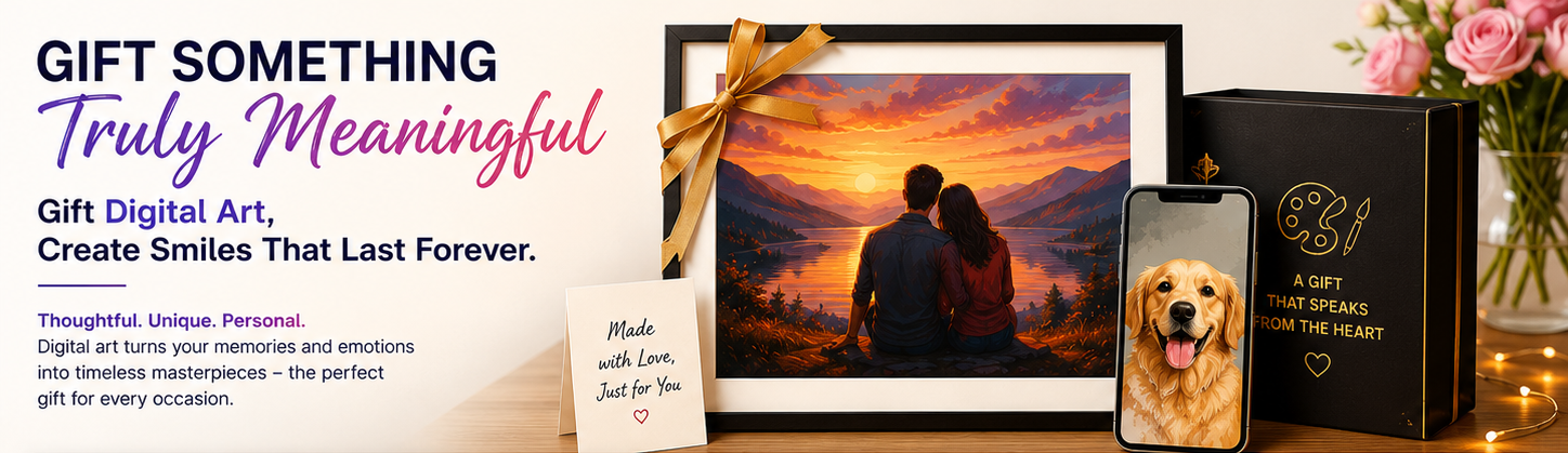 Gifting Digital Artwork in India: Why a Print Beats Anything This Festive Season