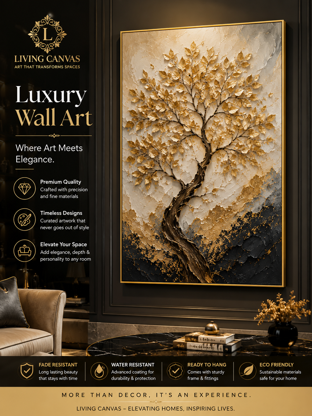 Living Canvas: Styling Luxury Modern Art Prints for the Discerning Indian Home
