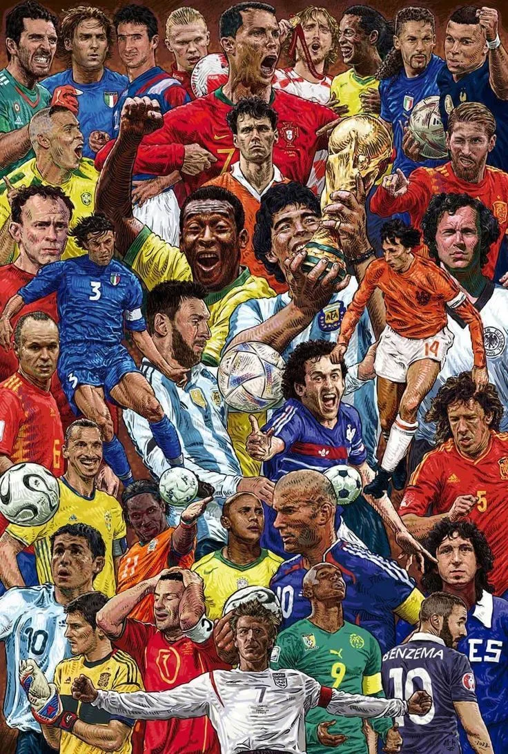 Football digital art print gift