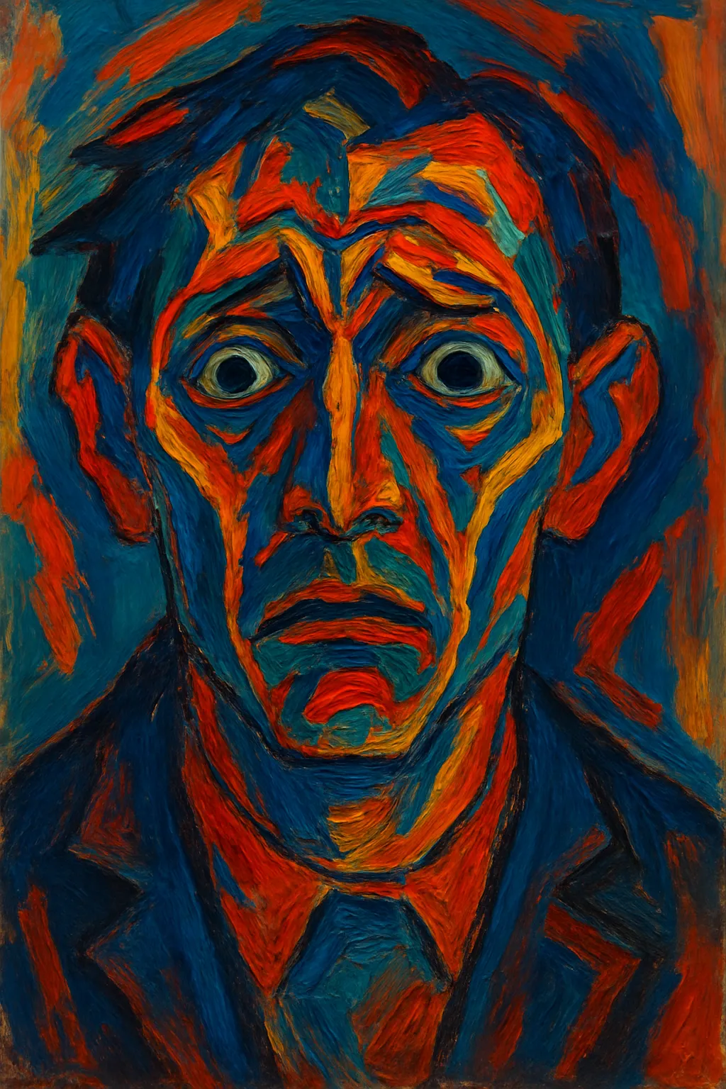 Expressionist digital art print gift