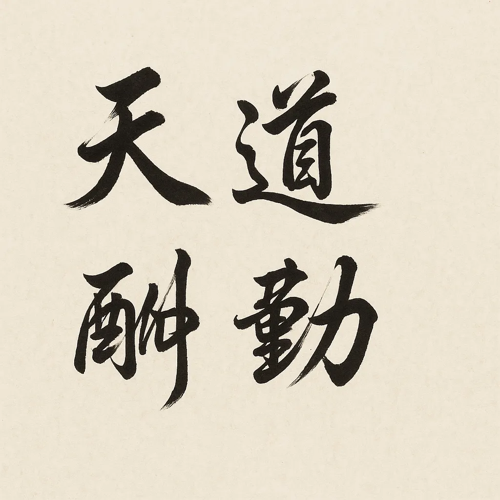Chinese Calligraphy digital art print gift