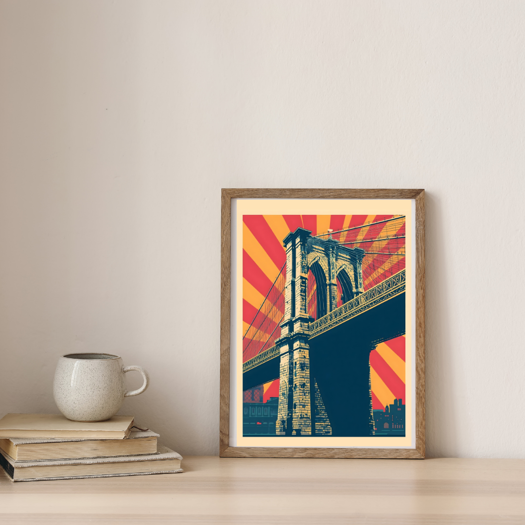 New York Bridge Legacy — digital art print by Lurevi