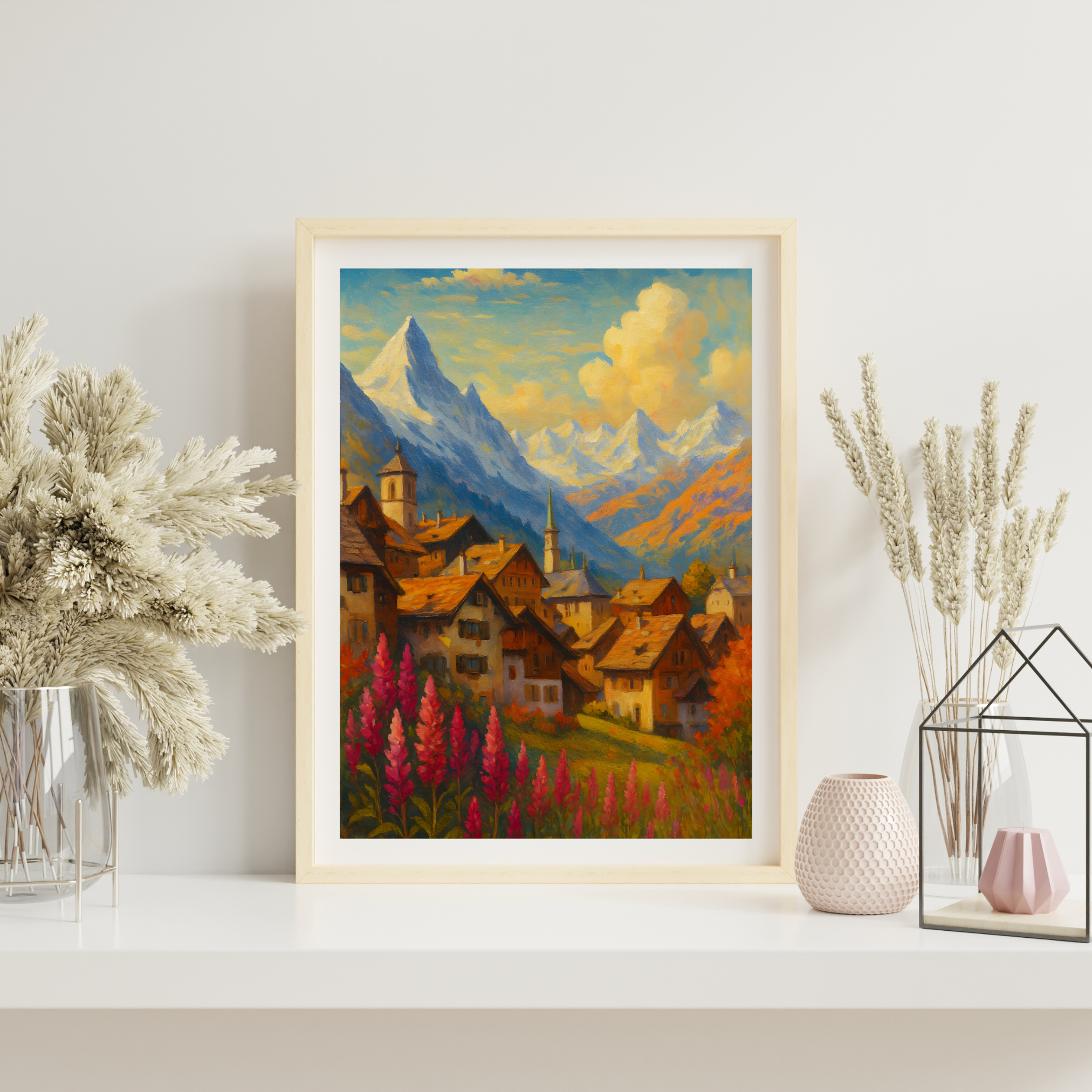 Valley of Eternal Light — digital art print by Lurevi