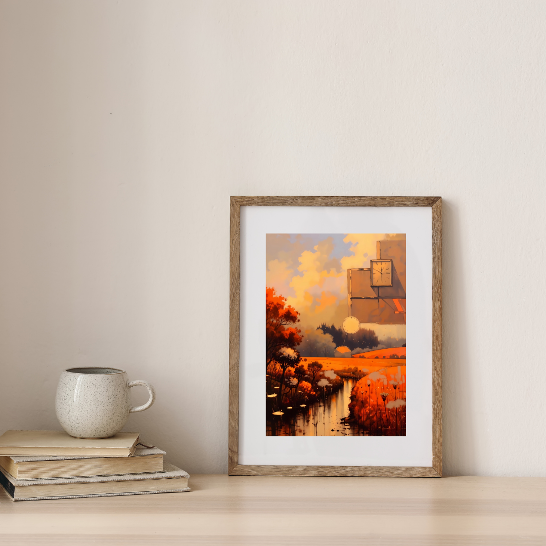 Echoes of Autumn Time — digital art print by Lurevi