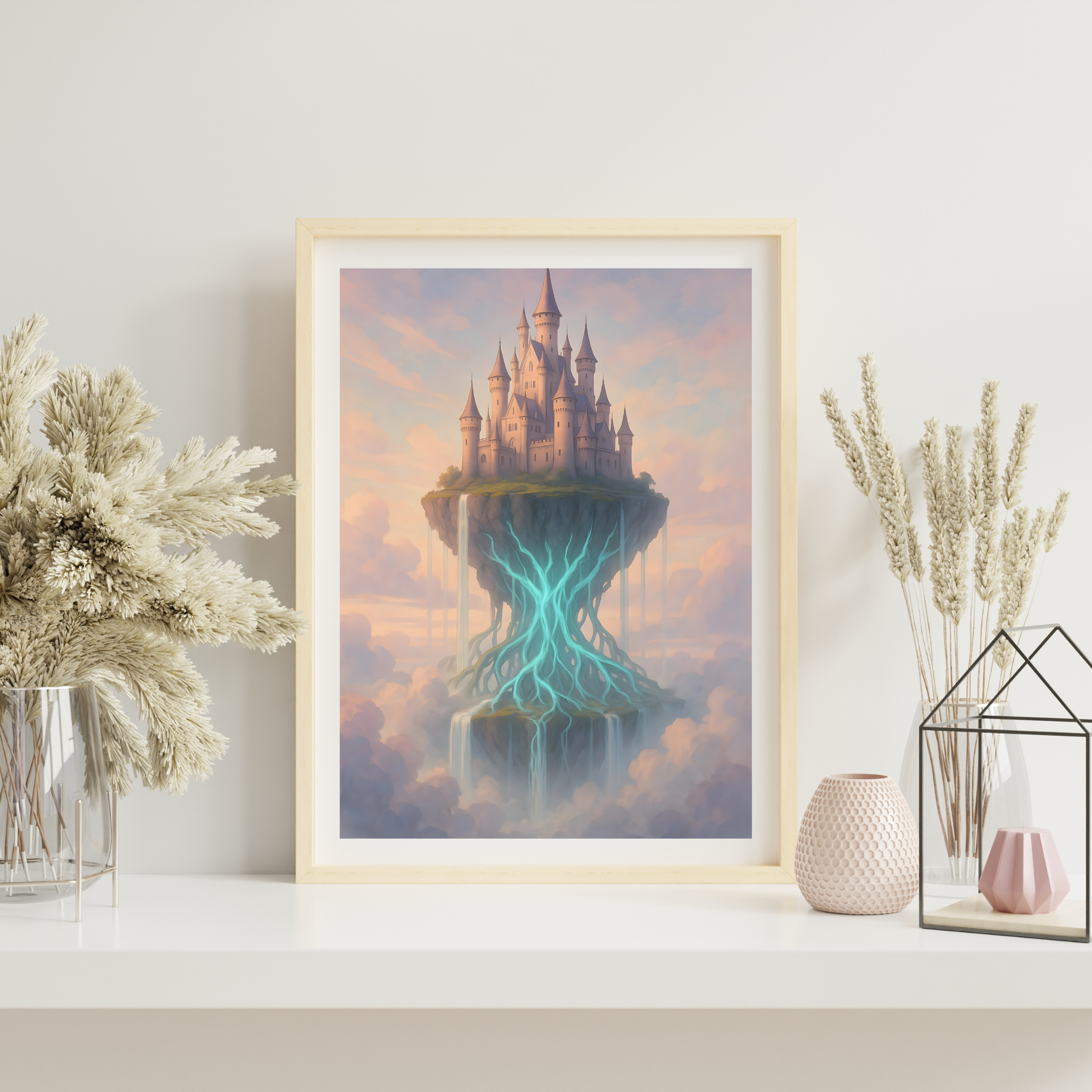 Fortress of Eternal Dawn — digital art print by Lurevi