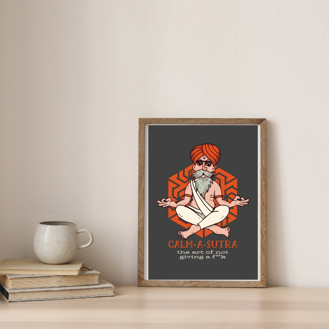 The Chill Guru Code — digital art print by Lurevi