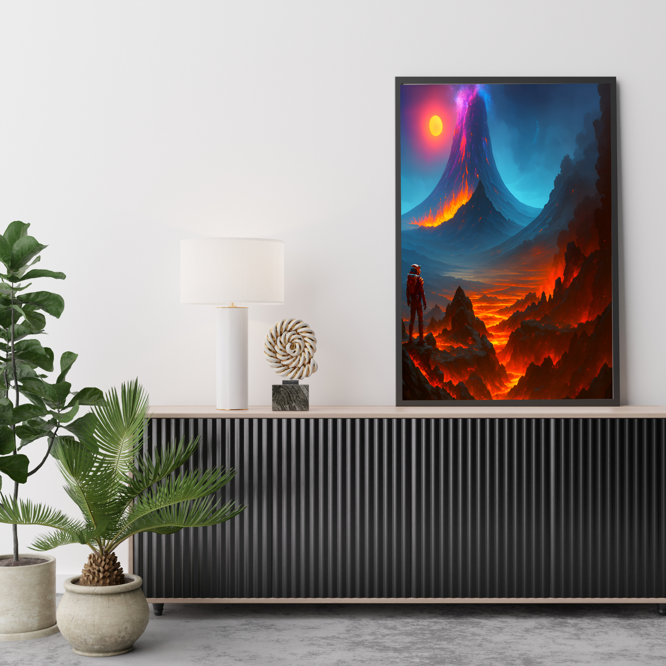 Eruption of the Cosmos — digital art print by Lurevi