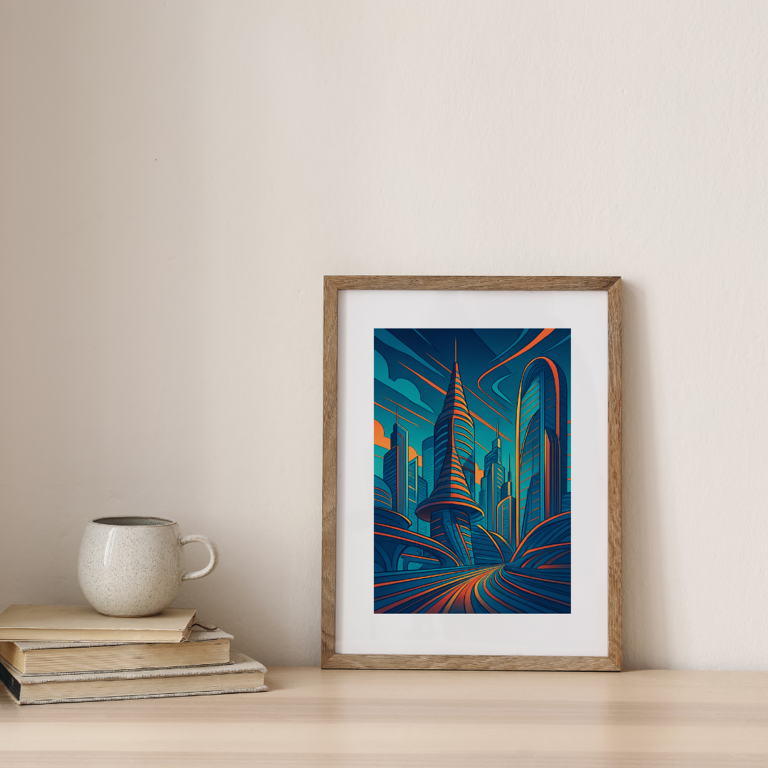 The Horizon of Tomorrow — digital art print by Lurevi