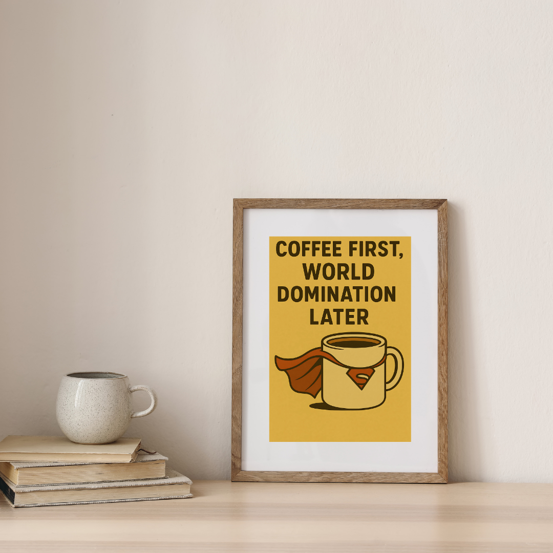 Caffeine Conqueror — digital art print by Lurevi