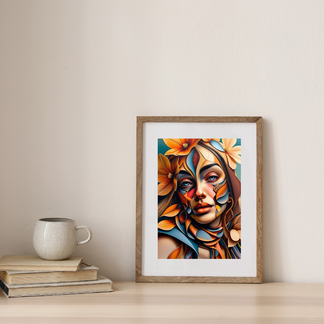 The Blooming Gaze — digital art print by Lurevi