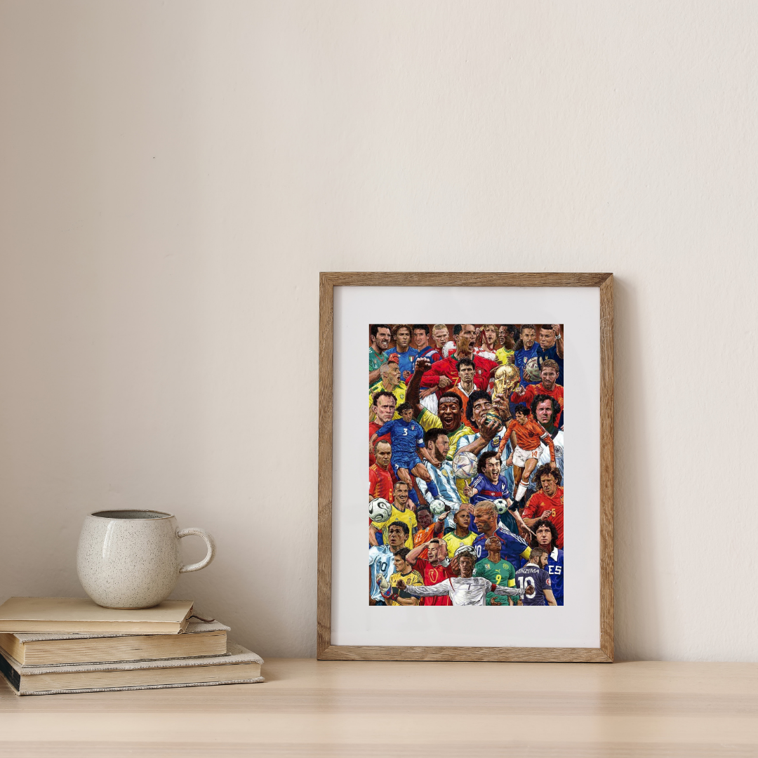 Legends of Football Glory — digital art print by Lurevi
