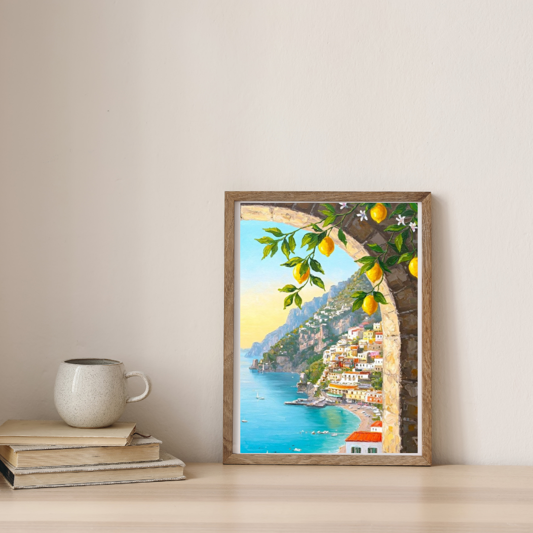 Citrus View of Amalfi — digital art print by Lurevi