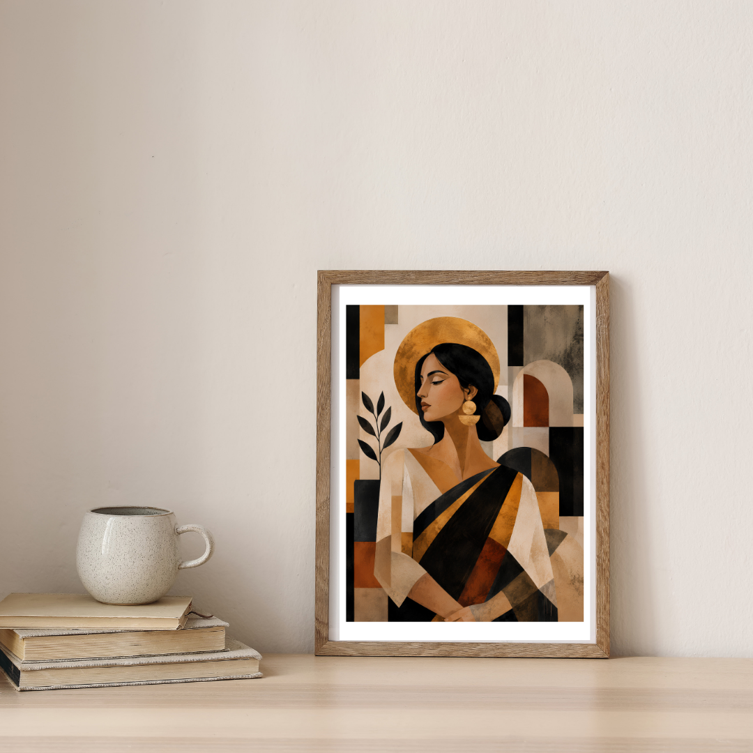 Radiant Feminine Essence — digital art print by Lurevi
