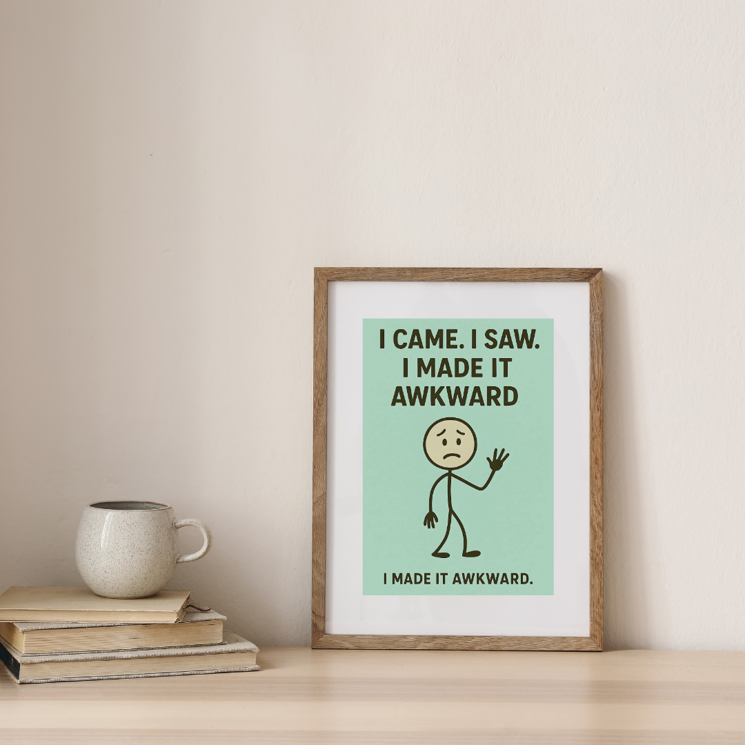 Awkward Arrival — digital art print by Lurevi