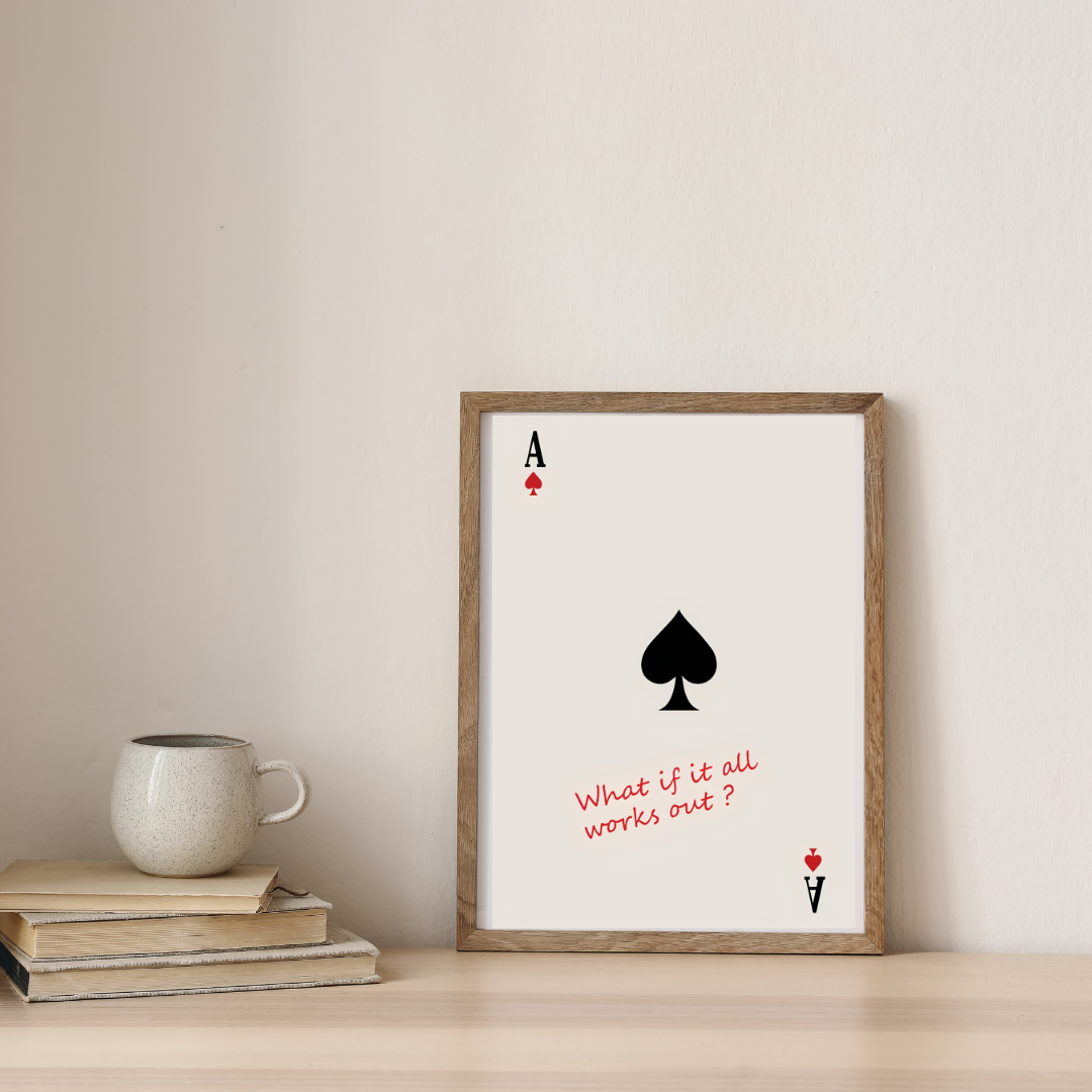 The Optimist's Ace — digital art print by Lurevi