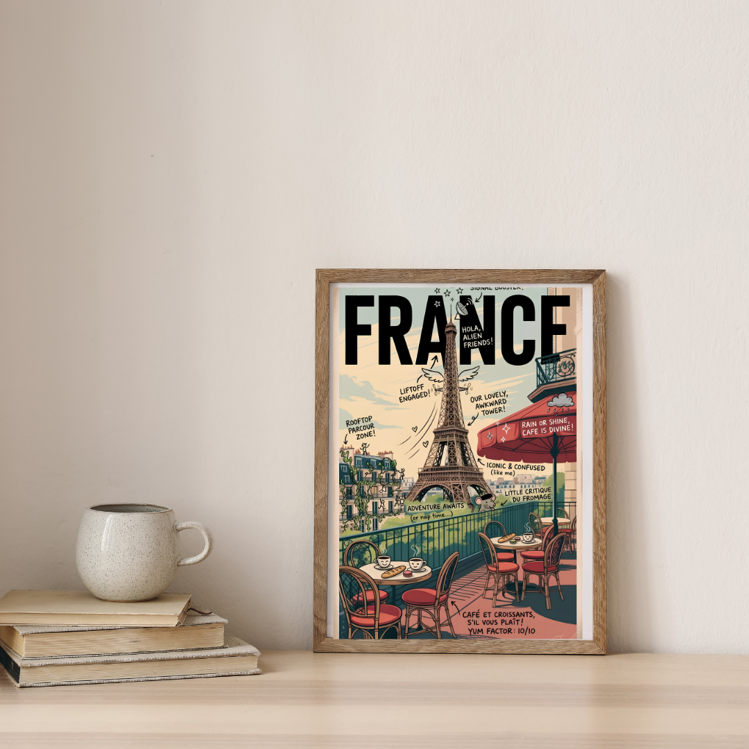 Café View of Paris — digital art print by Lurevi