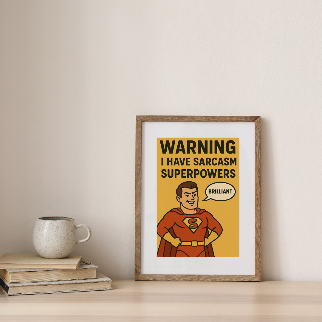 Sarcasm Man — digital art print by Lurevi
