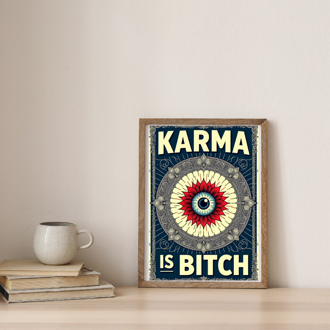The Circle Of Karma — digital art print by Lurevi