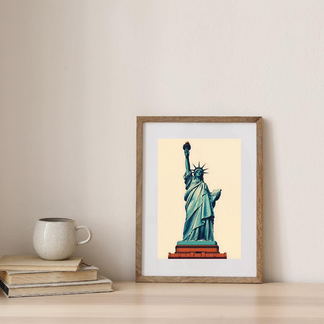 Statue of Liberty Classic — digital art print by Lurevi