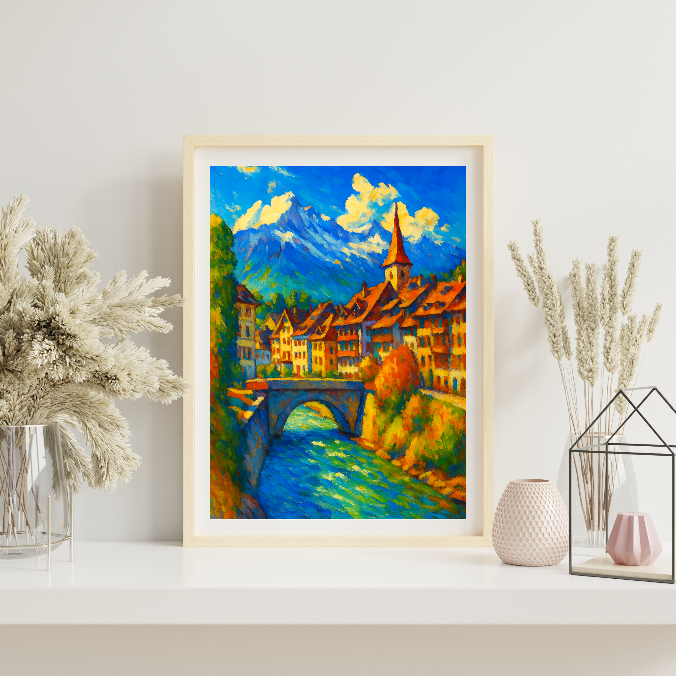 Whispers of the Alps — digital art print by Lurevi
