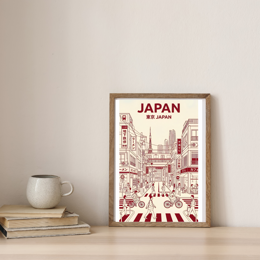 Tokyo Street Rhythm — digital art print by Lurevi
