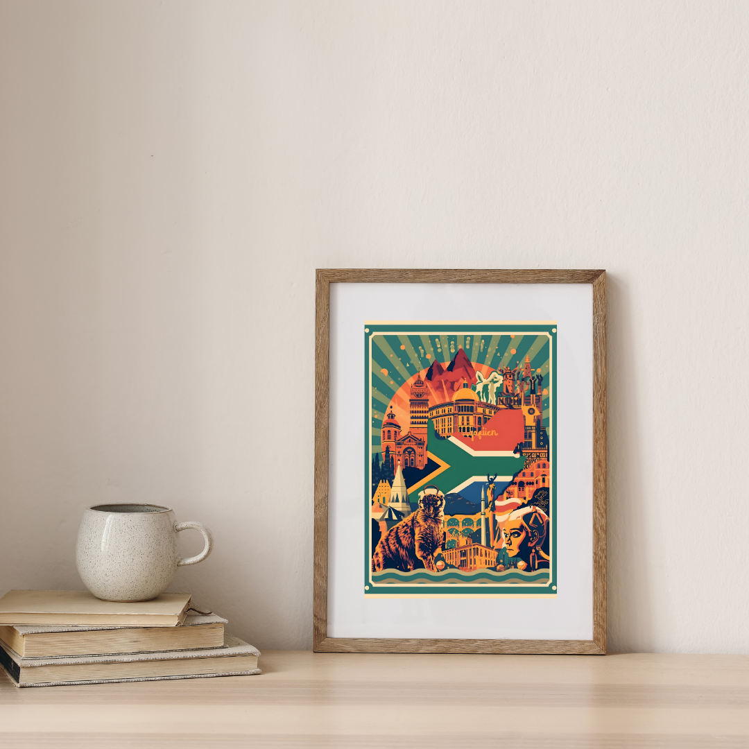South Africa Cultural Landscape — digital art print by Lurevi