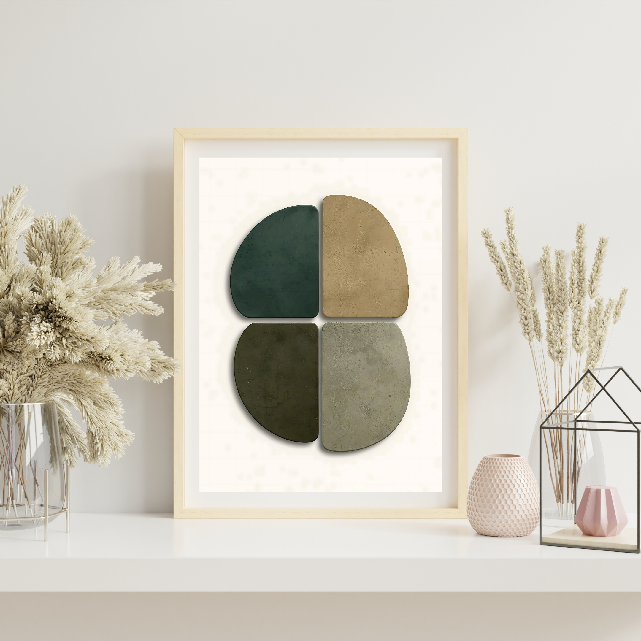 Balance of Earthly Elements — digital art print by Lurevi