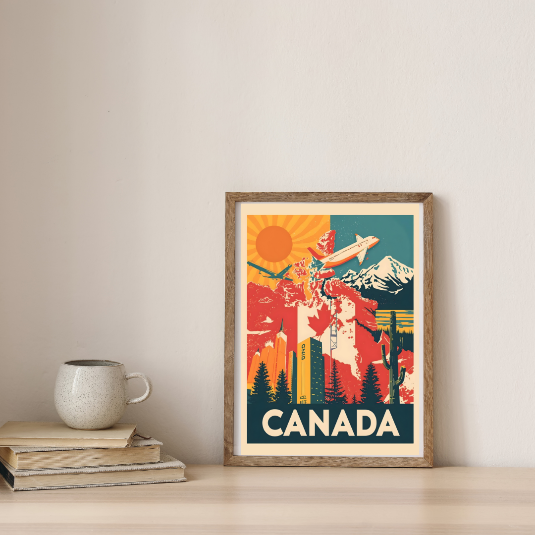 Canada Across The Horizons — digital art print by Lurevi