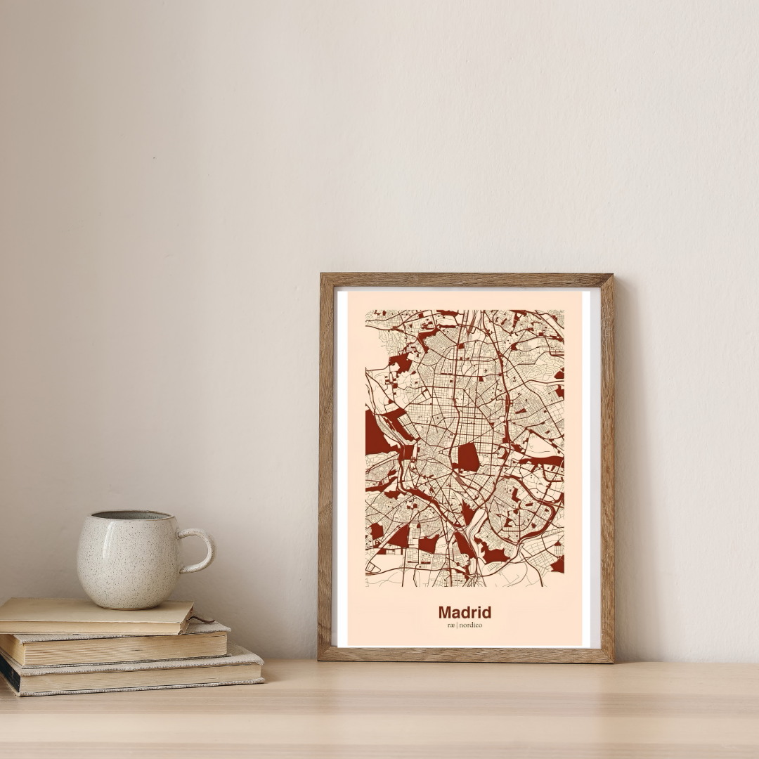 The Heart of Madrid — digital art print by Lurevi