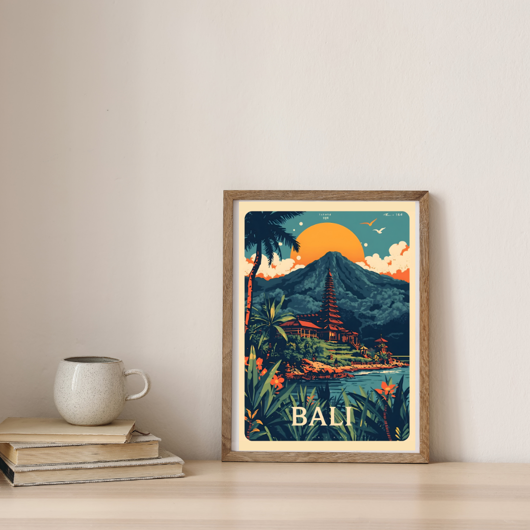 Sacred Shores of Bali — digital art print by Lurevi