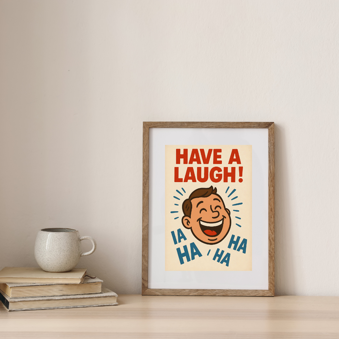 Laugh Out Loud — digital art print by Lurevi