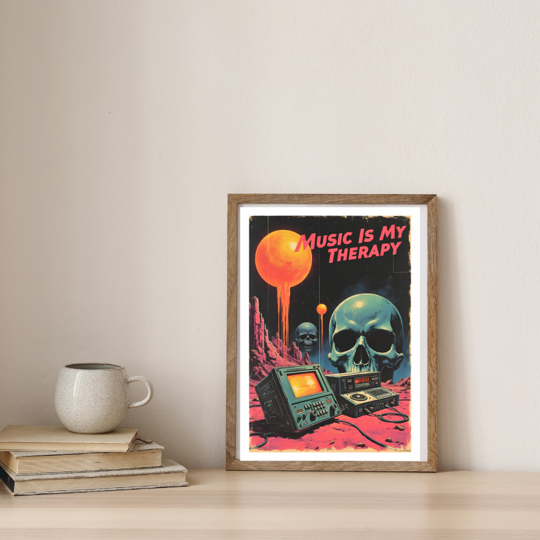 Cosmic Sound Therapy — digital art print by Lurevi