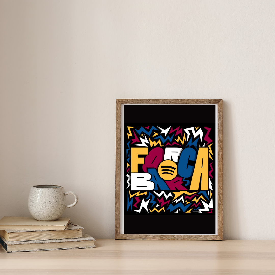 Rhythm Of Barcelona Beats — digital art print by Lurevi