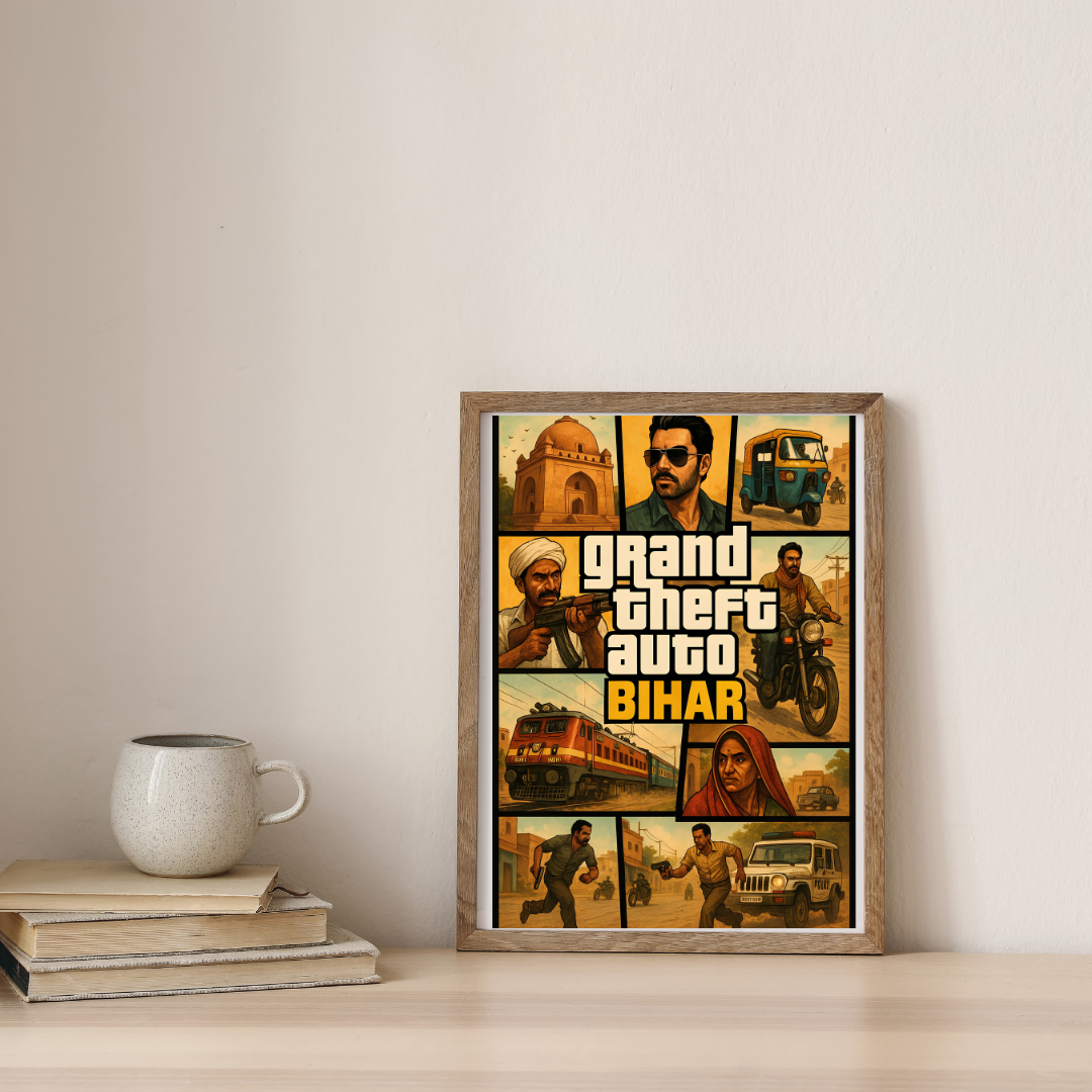 Grand Theft Auto Bihar — digital art print by Lurevi