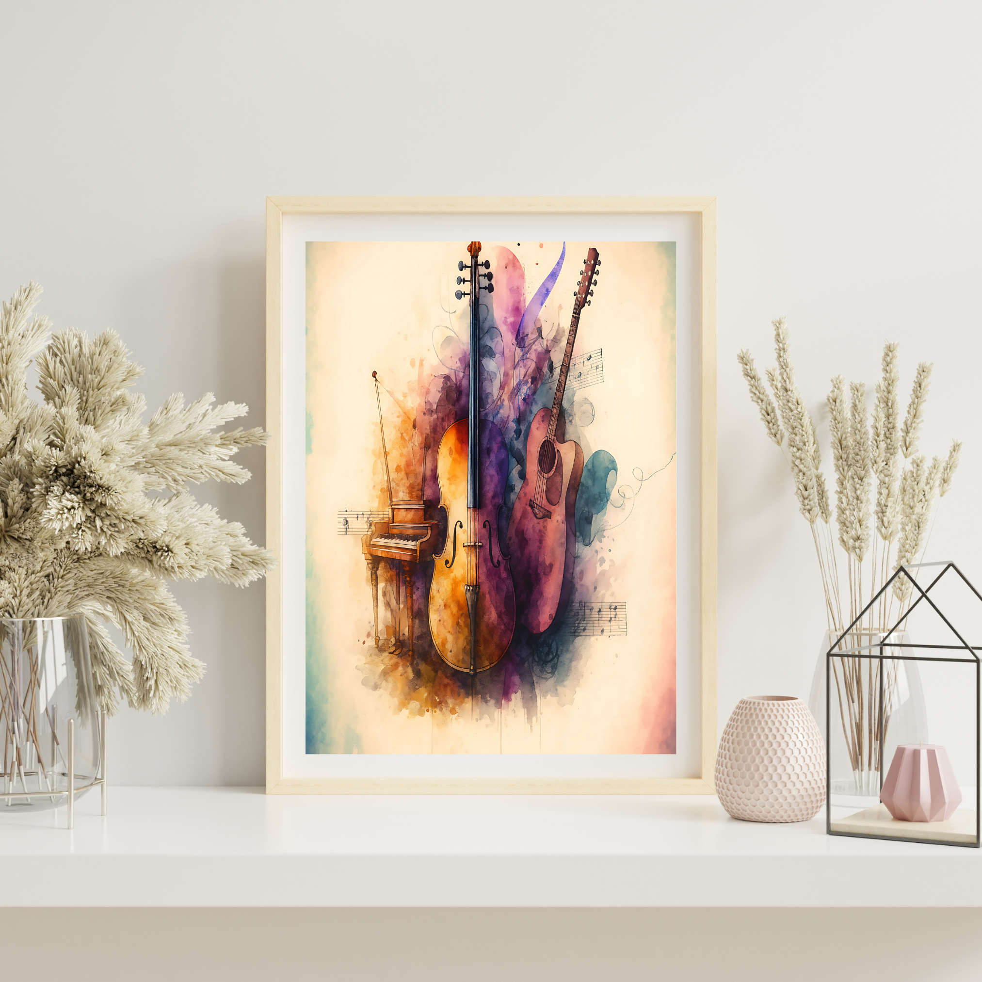 Canvas of Sound — digital art print by Lurevi