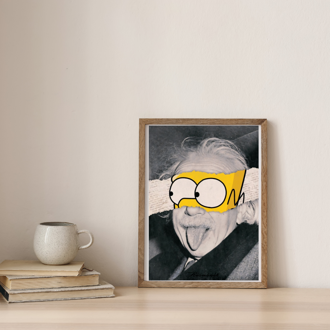 Genius Behind The Chaos — digital art print by Lurevi
