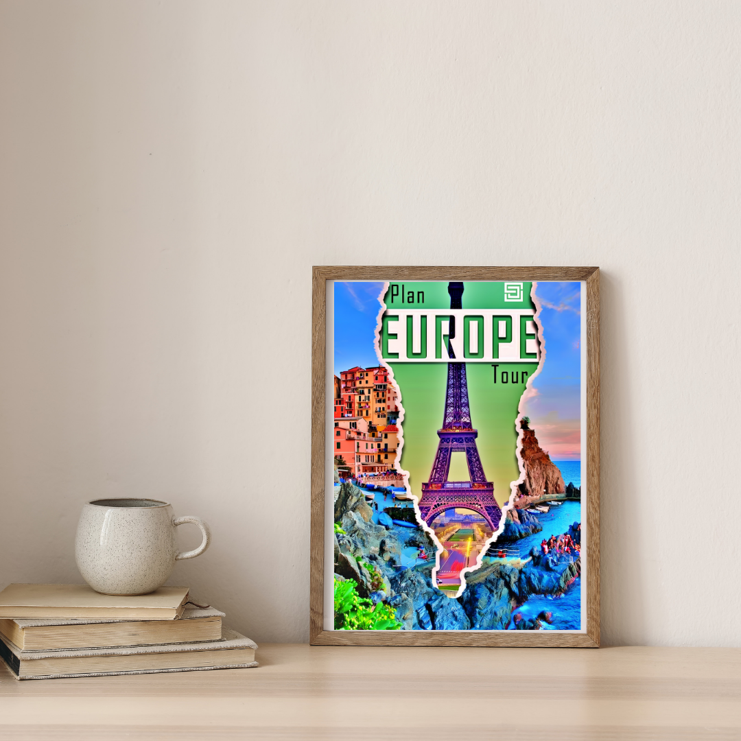 Europe Between Horizons — digital art print by Lurevi