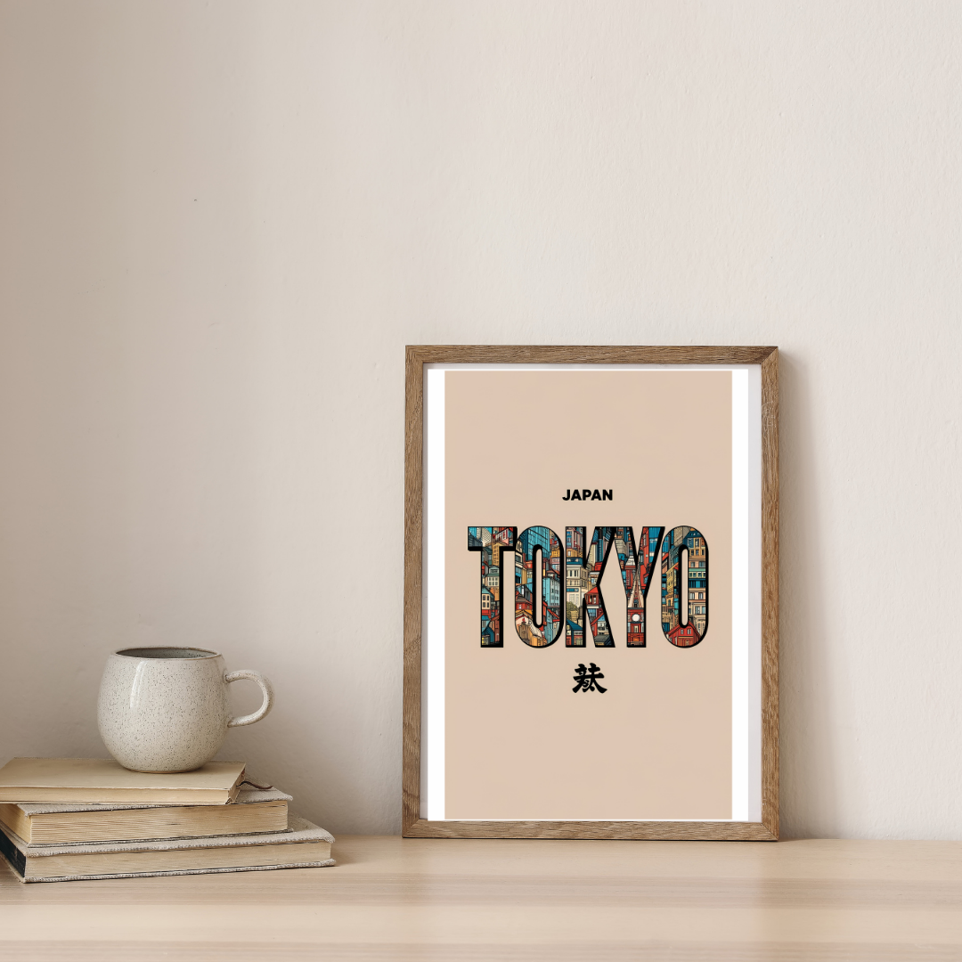 The Spirit of Tokyo — digital art print by Lurevi
