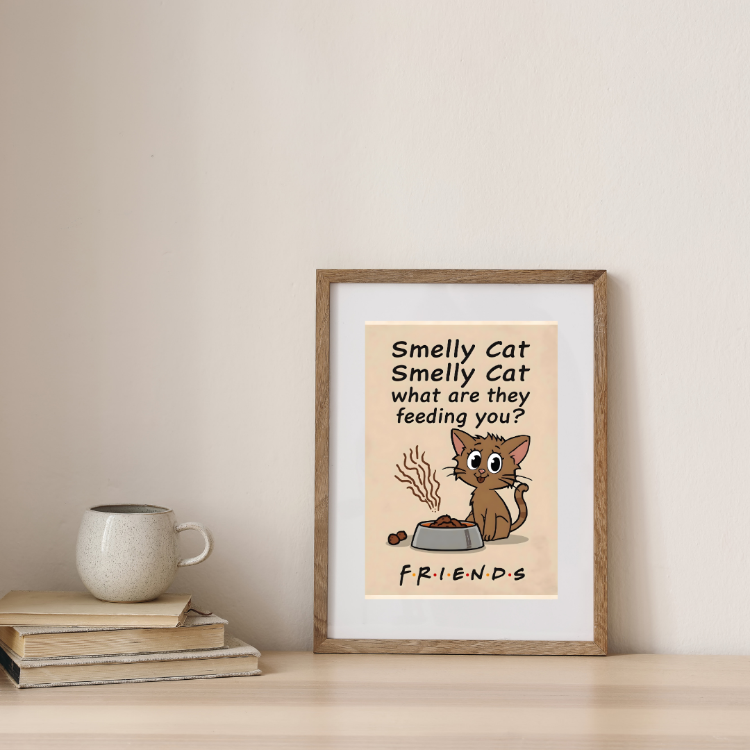 Smelly Cat Friends — digital art print by Lurevi