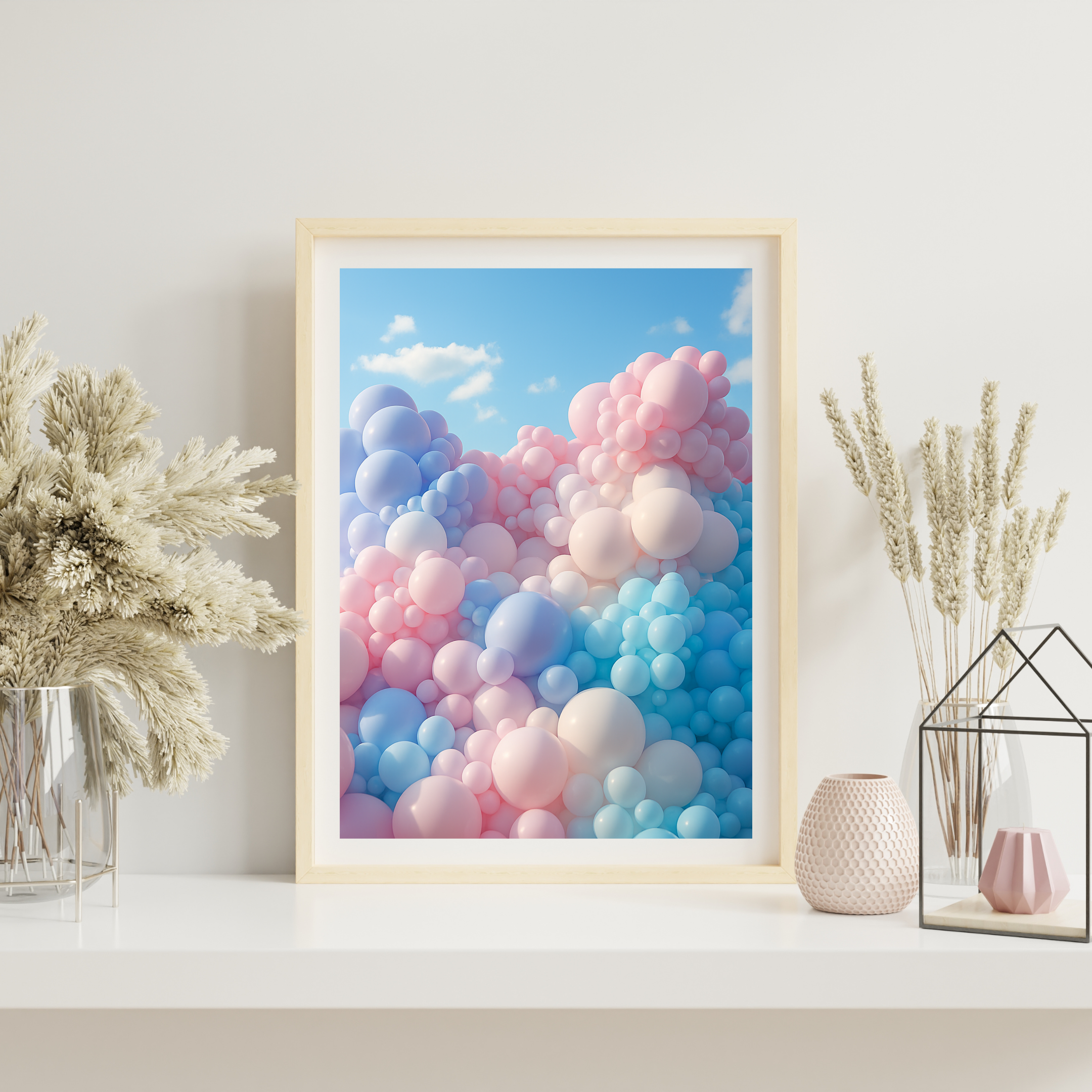 Clouds of Joy — digital art print by Lurevi