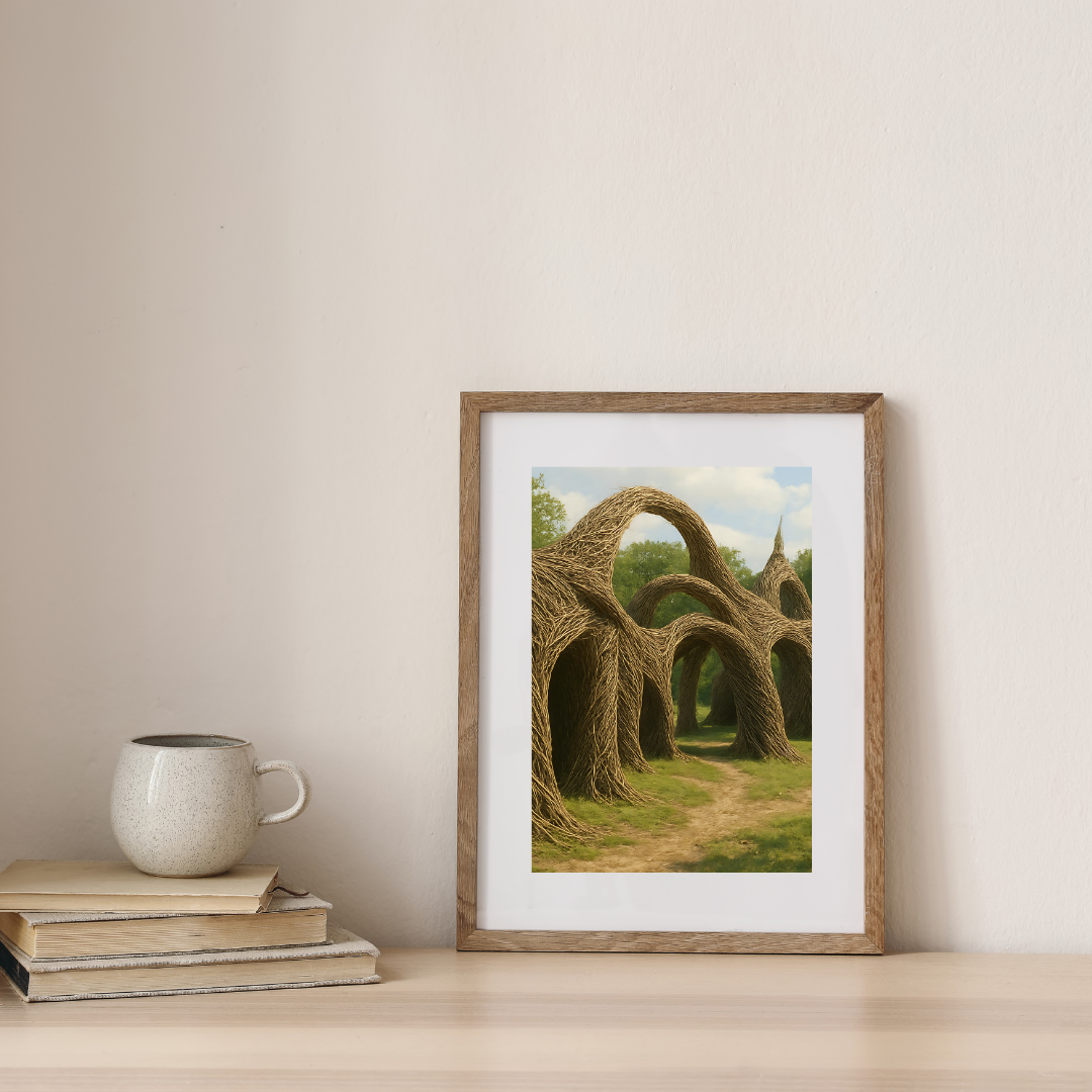 The Path of Living Sculpture — digital art print by Lurevi